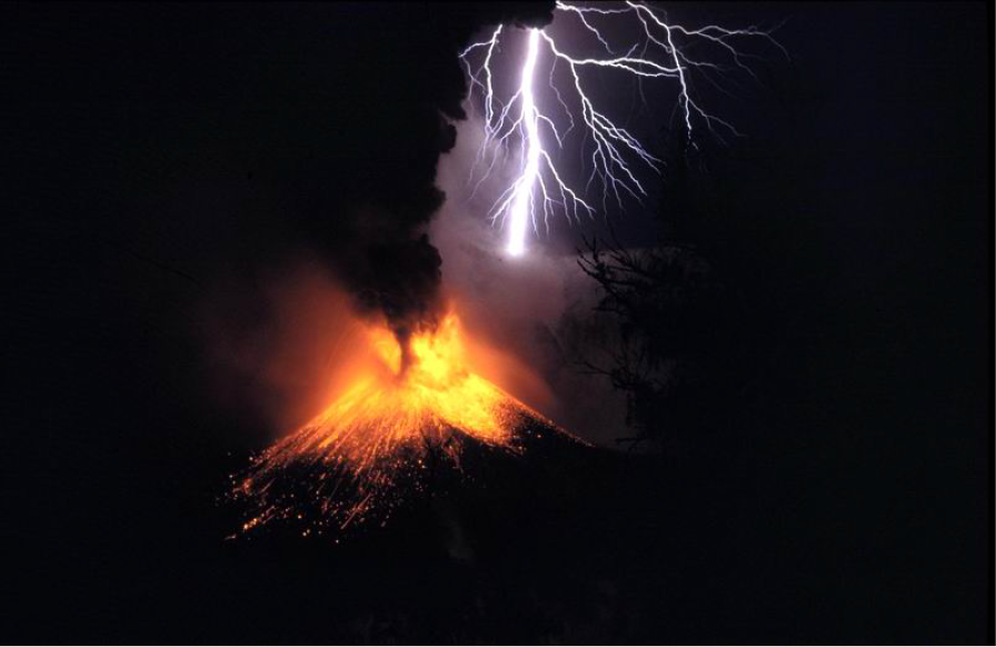 火山活動の検知および監視の画像